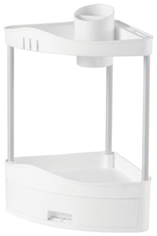 2-Tier Corner Shelf — ITEM.NO 1351 wholesale household plastic product