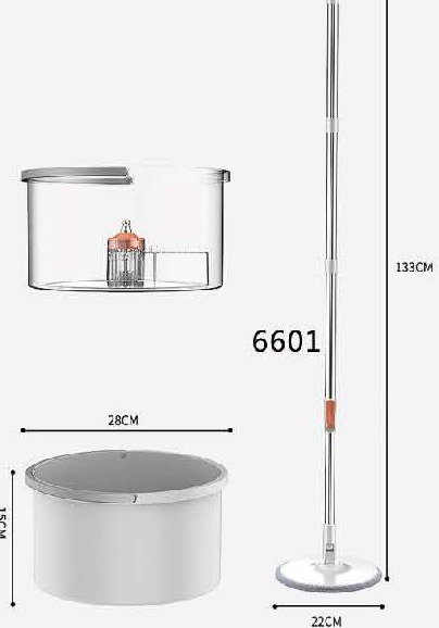 Spin Mop Bucket Set — ITEM.NO 6601 wholesale household plastic product