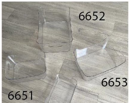 Clear Storage Box — ITEM.NO 6653 wholesale household plastic product